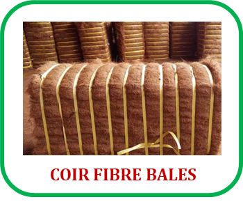 Coir fibre bales